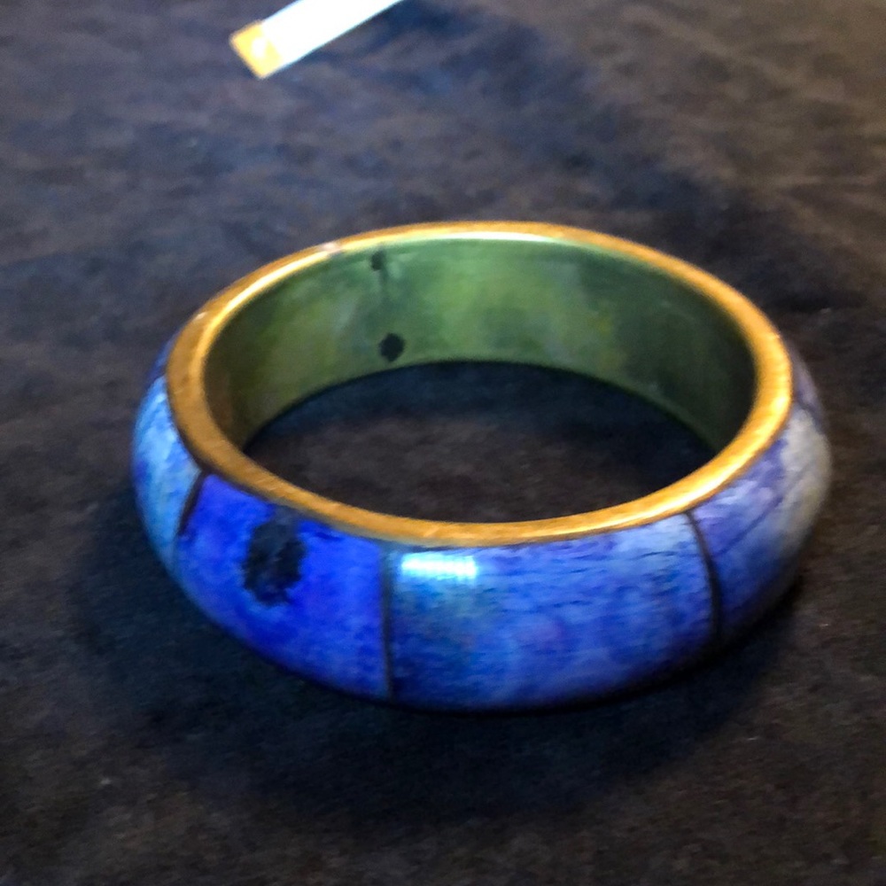GORGEOUS VINTAGE BRACELET PURPLE BLUES - Picture 4 of 5